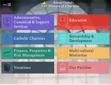 Tablet Screenshot of charlottediocese.org